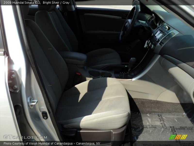 Bright Silver / Gray 2009 Hyundai Sonata GLS