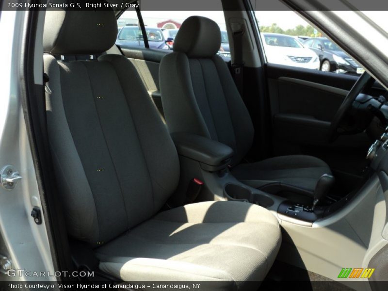 Bright Silver / Gray 2009 Hyundai Sonata GLS