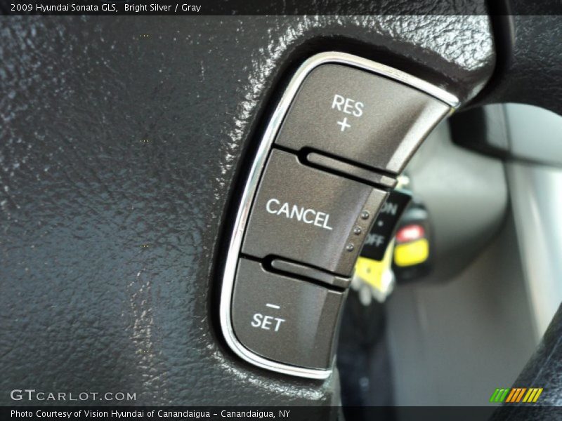 Bright Silver / Gray 2009 Hyundai Sonata GLS
