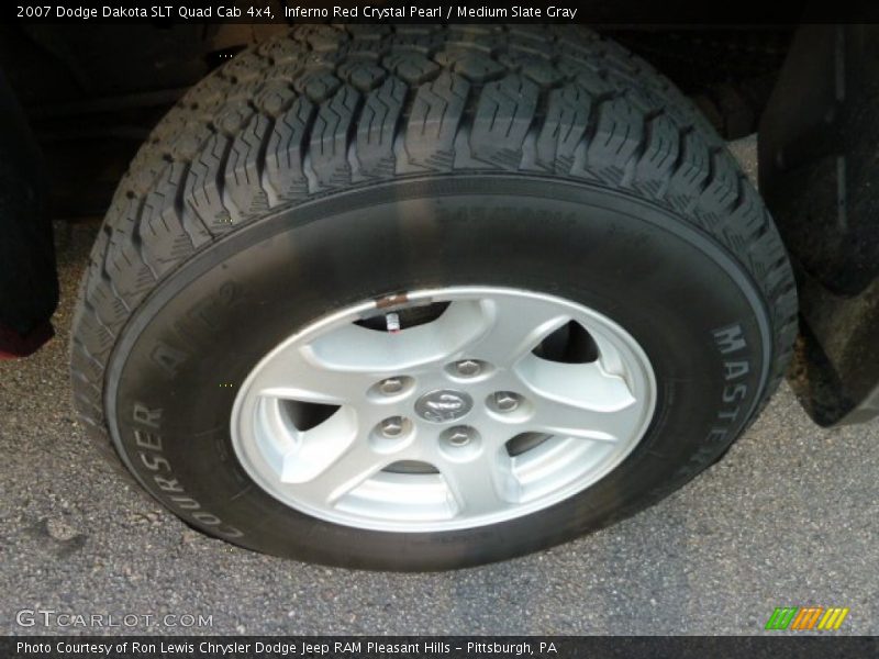 Inferno Red Crystal Pearl / Medium Slate Gray 2007 Dodge Dakota SLT Quad Cab 4x4