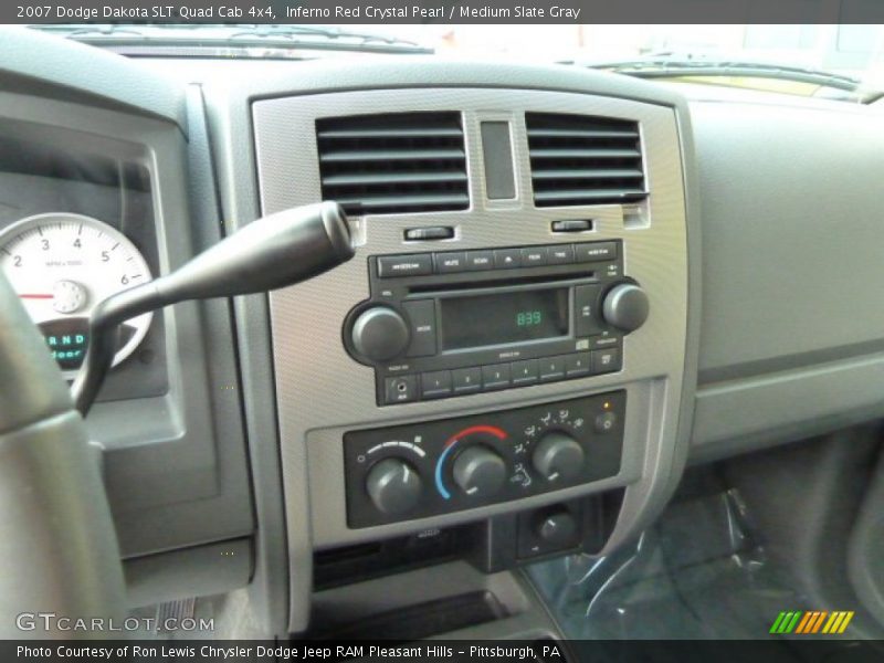 Inferno Red Crystal Pearl / Medium Slate Gray 2007 Dodge Dakota SLT Quad Cab 4x4