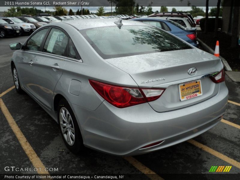 Radiant Silver / Gray 2011 Hyundai Sonata GLS
