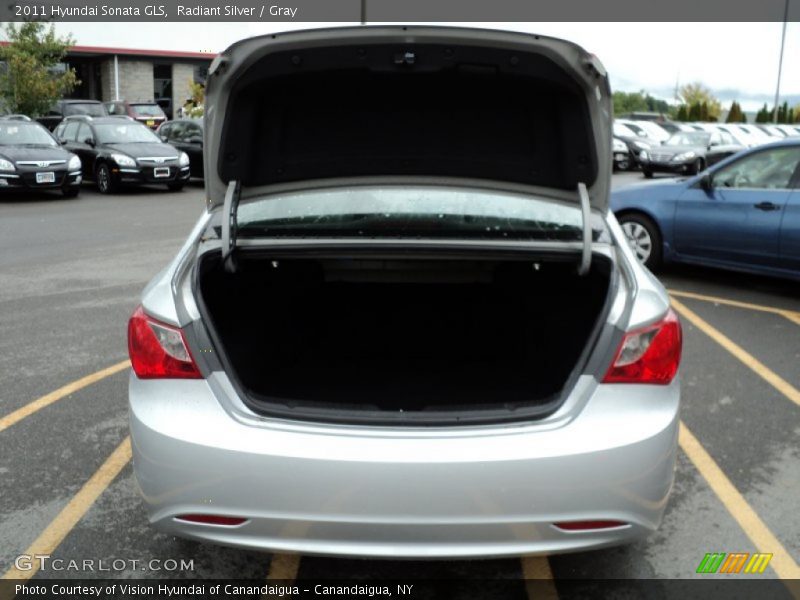 Radiant Silver / Gray 2011 Hyundai Sonata GLS