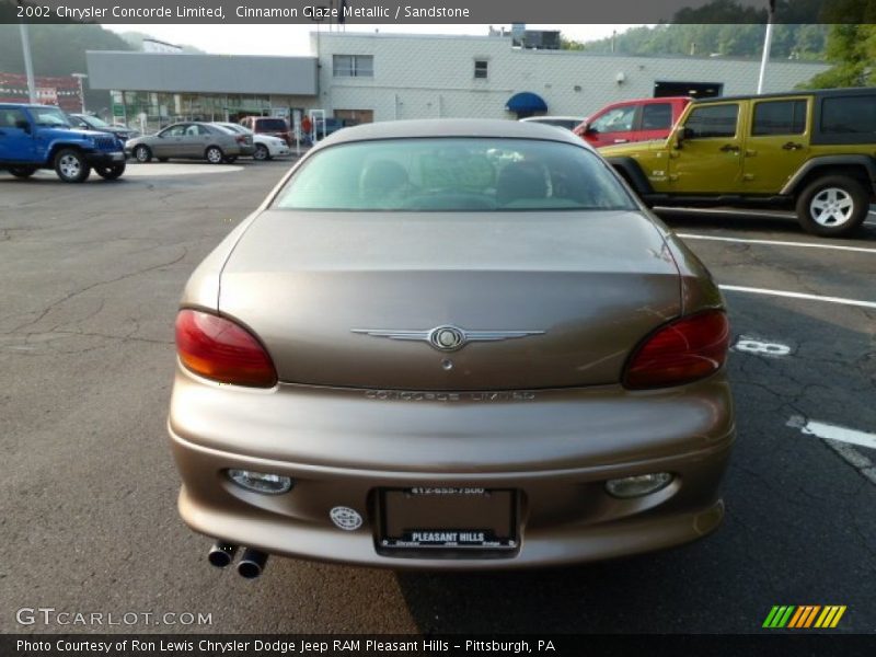 Cinnamon Glaze Metallic / Sandstone 2002 Chrysler Concorde Limited