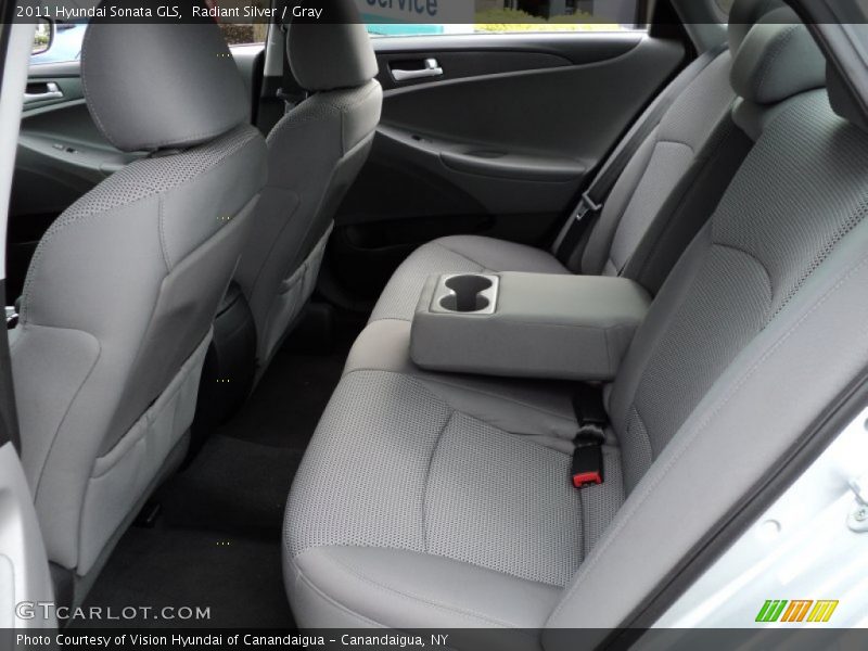 Radiant Silver / Gray 2011 Hyundai Sonata GLS
