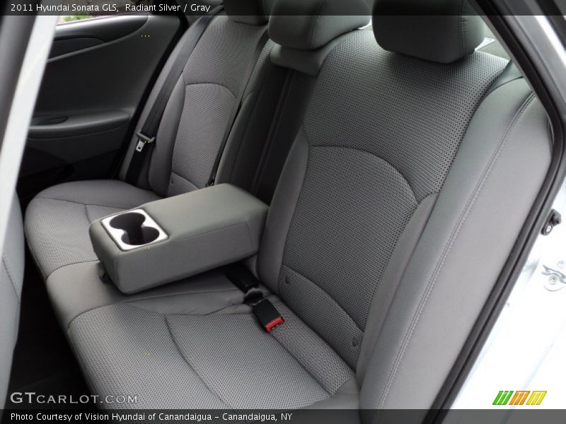 Radiant Silver / Gray 2011 Hyundai Sonata GLS