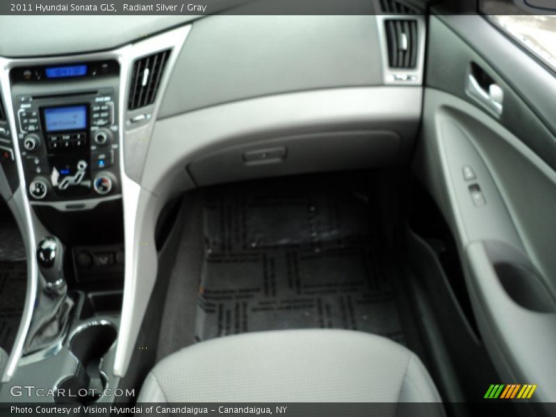 Radiant Silver / Gray 2011 Hyundai Sonata GLS