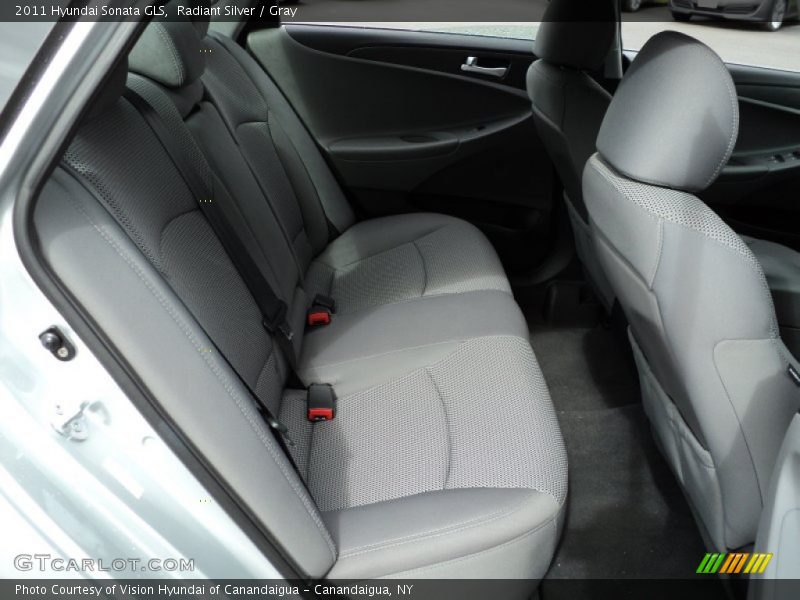 Radiant Silver / Gray 2011 Hyundai Sonata GLS
