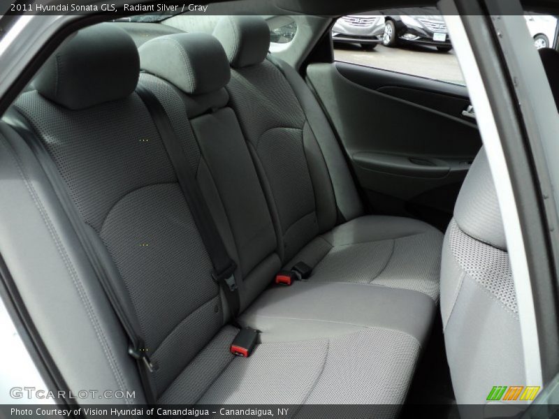 Radiant Silver / Gray 2011 Hyundai Sonata GLS