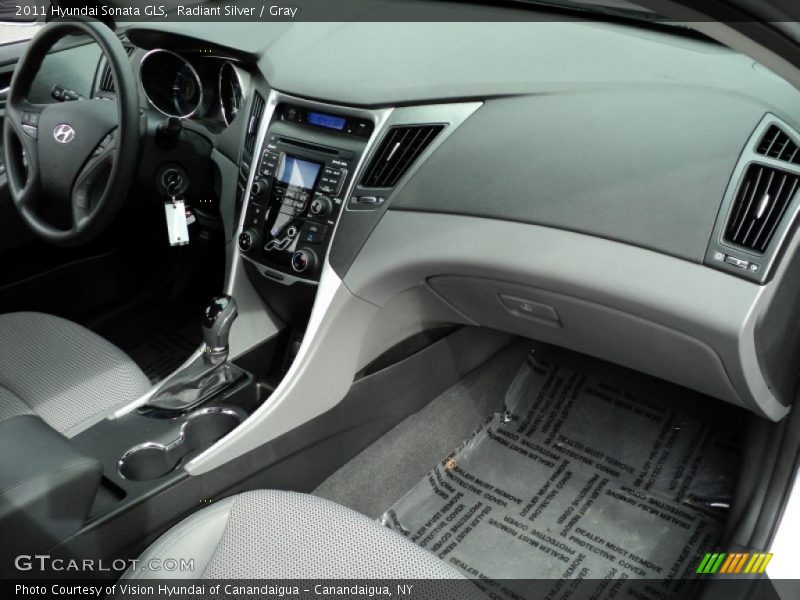 Radiant Silver / Gray 2011 Hyundai Sonata GLS