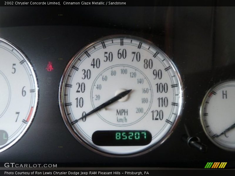 Cinnamon Glaze Metallic / Sandstone 2002 Chrysler Concorde Limited