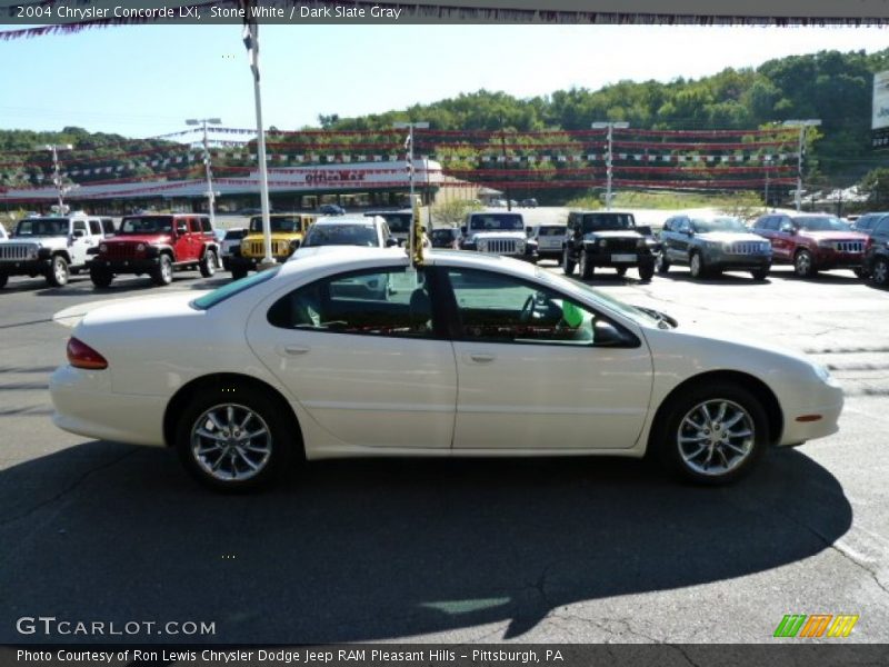 Stone White / Dark Slate Gray 2004 Chrysler Concorde LXi