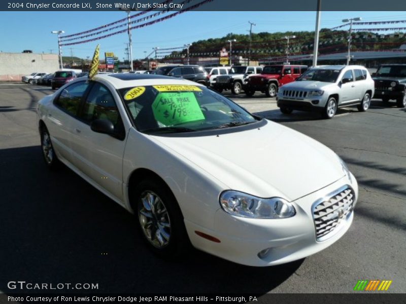 Stone White / Dark Slate Gray 2004 Chrysler Concorde LXi