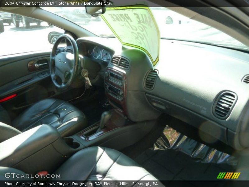 Stone White / Dark Slate Gray 2004 Chrysler Concorde LXi