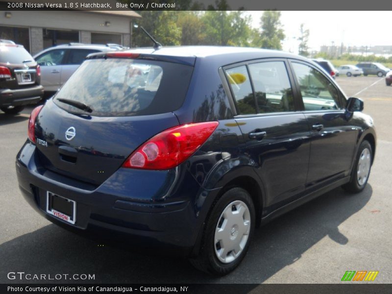 Blue Onyx / Charcoal 2008 Nissan Versa 1.8 S Hatchback