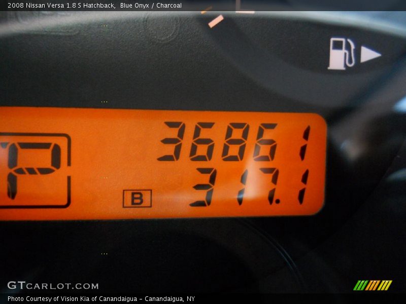 Blue Onyx / Charcoal 2008 Nissan Versa 1.8 S Hatchback