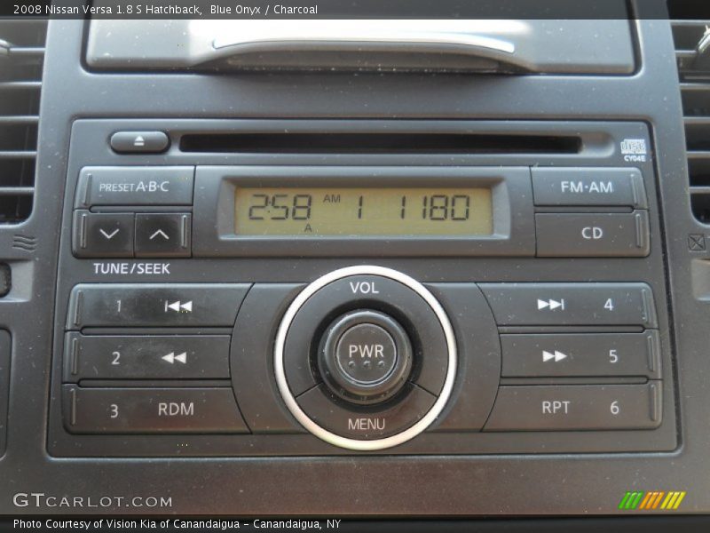 Blue Onyx / Charcoal 2008 Nissan Versa 1.8 S Hatchback