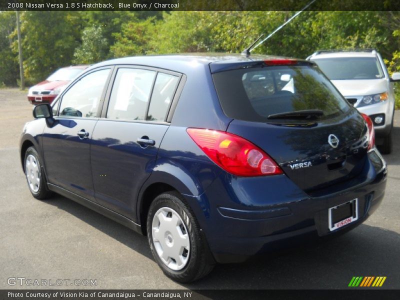 Blue Onyx / Charcoal 2008 Nissan Versa 1.8 S Hatchback