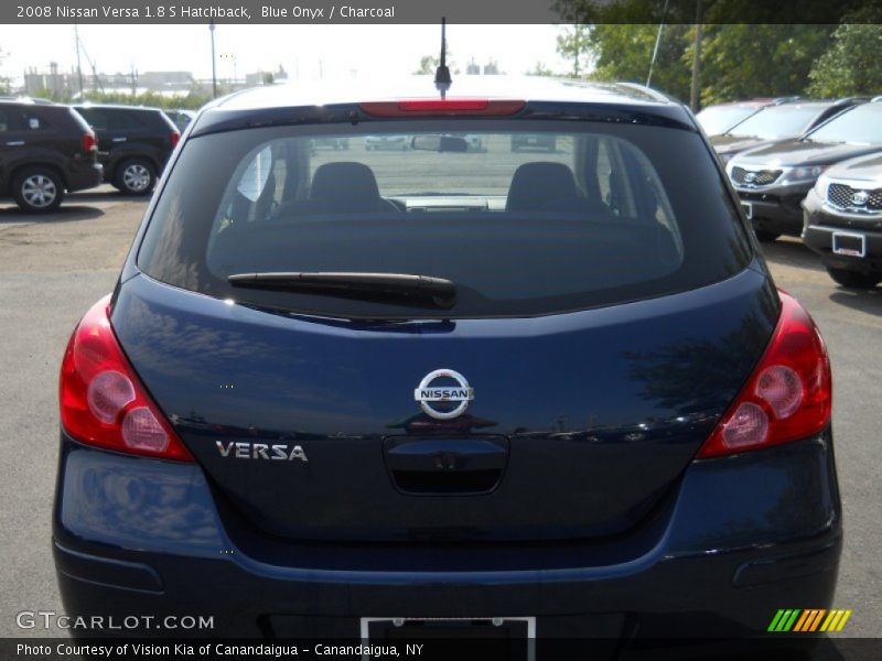 Blue Onyx / Charcoal 2008 Nissan Versa 1.8 S Hatchback