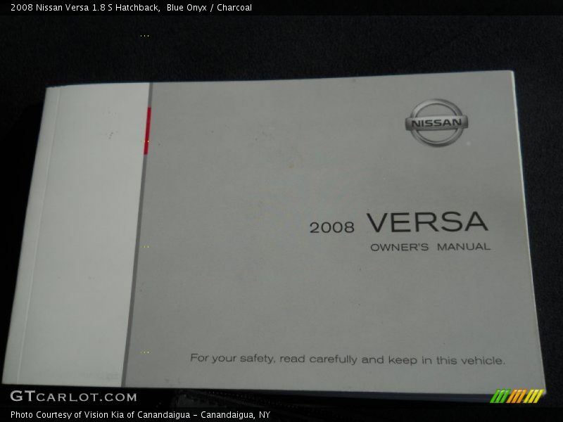 Blue Onyx / Charcoal 2008 Nissan Versa 1.8 S Hatchback