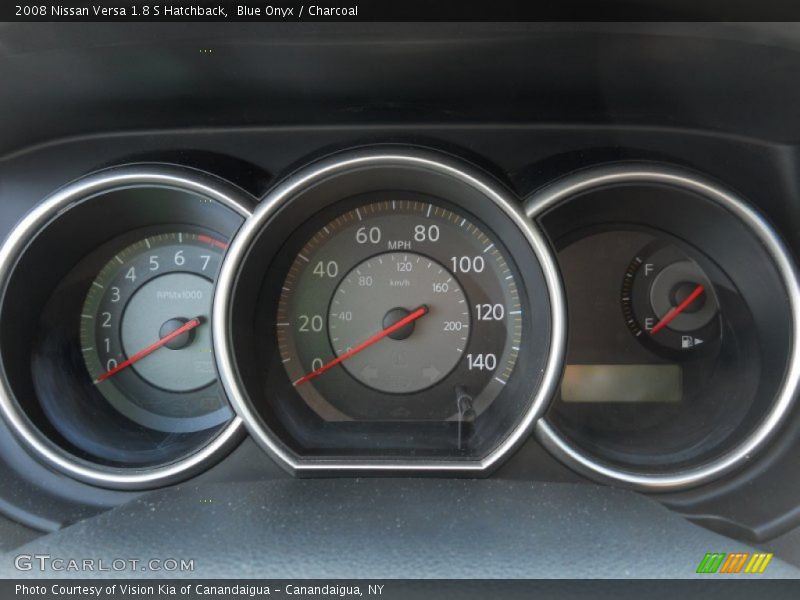 Blue Onyx / Charcoal 2008 Nissan Versa 1.8 S Hatchback