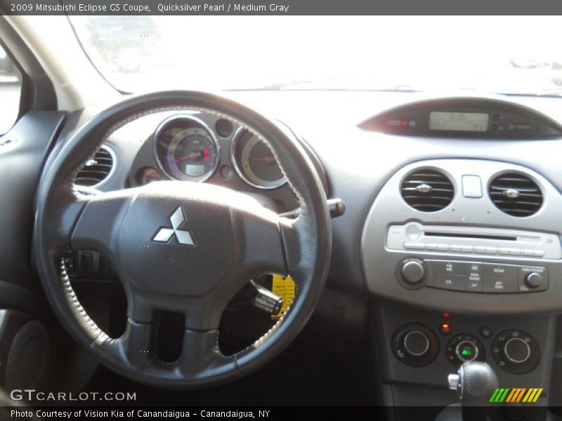 Quicksilver Pearl / Medium Gray 2009 Mitsubishi Eclipse GS Coupe