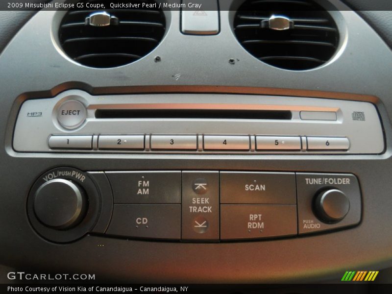 Quicksilver Pearl / Medium Gray 2009 Mitsubishi Eclipse GS Coupe