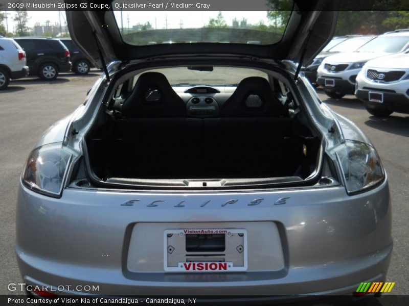 Quicksilver Pearl / Medium Gray 2009 Mitsubishi Eclipse GS Coupe
