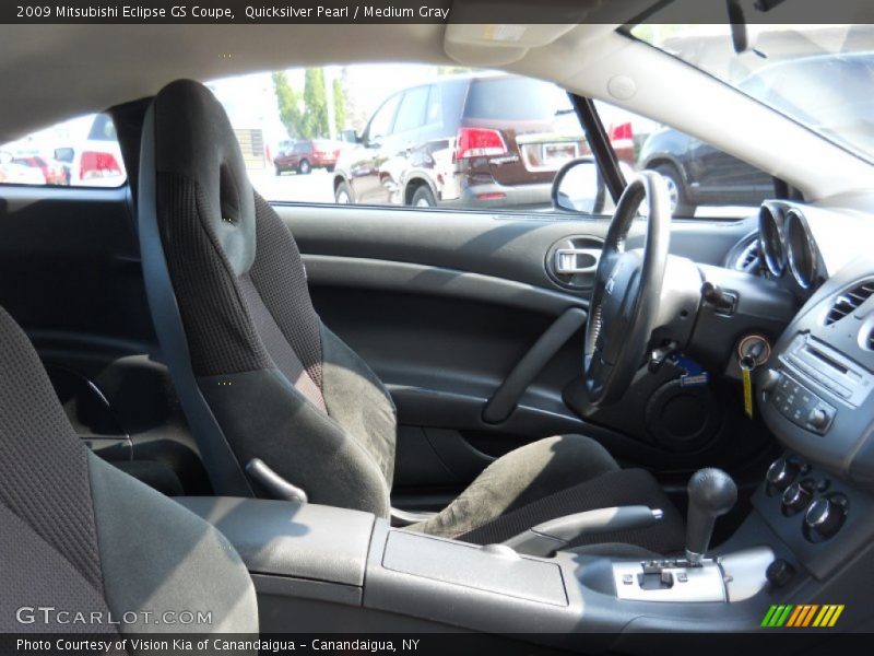 Quicksilver Pearl / Medium Gray 2009 Mitsubishi Eclipse GS Coupe