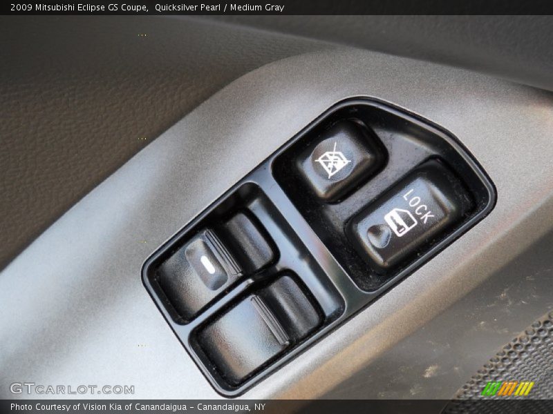 Quicksilver Pearl / Medium Gray 2009 Mitsubishi Eclipse GS Coupe