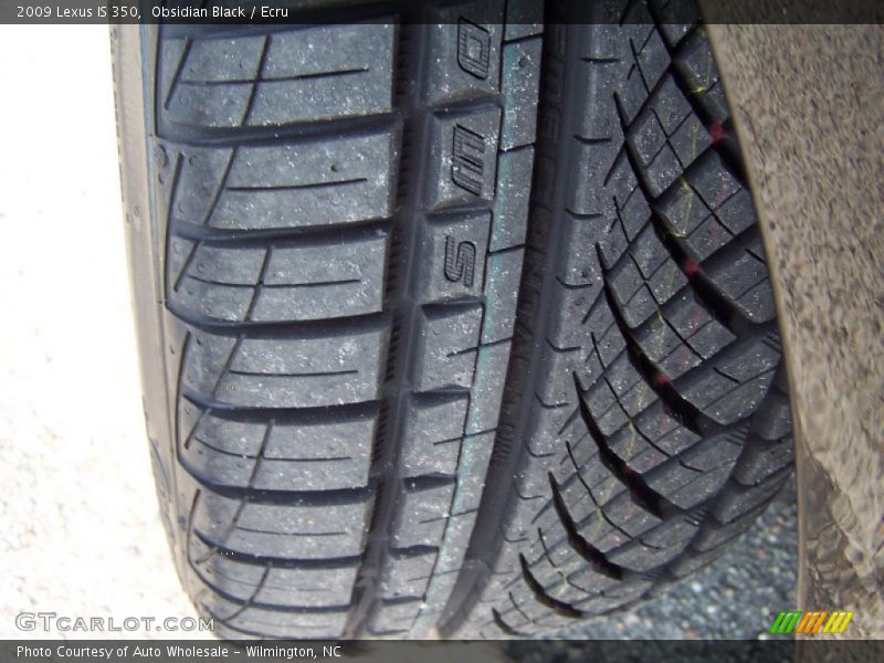Obsidian Black / Ecru 2009 Lexus IS 350