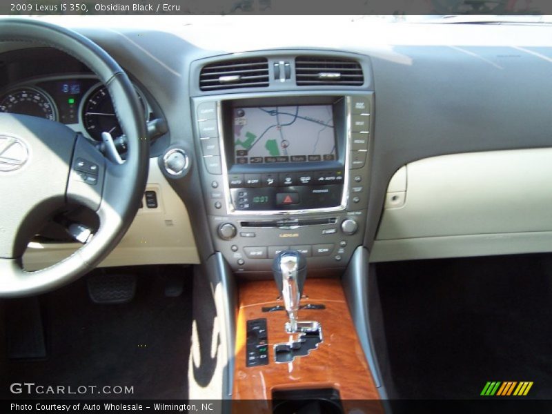 Obsidian Black / Ecru 2009 Lexus IS 350