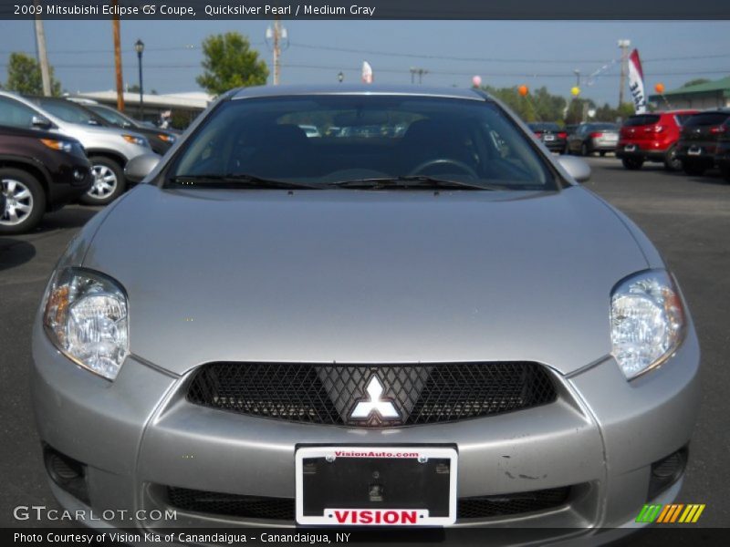 Quicksilver Pearl / Medium Gray 2009 Mitsubishi Eclipse GS Coupe