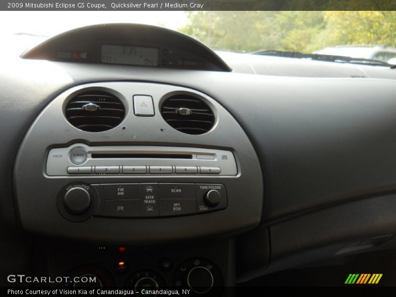 Quicksilver Pearl / Medium Gray 2009 Mitsubishi Eclipse GS Coupe