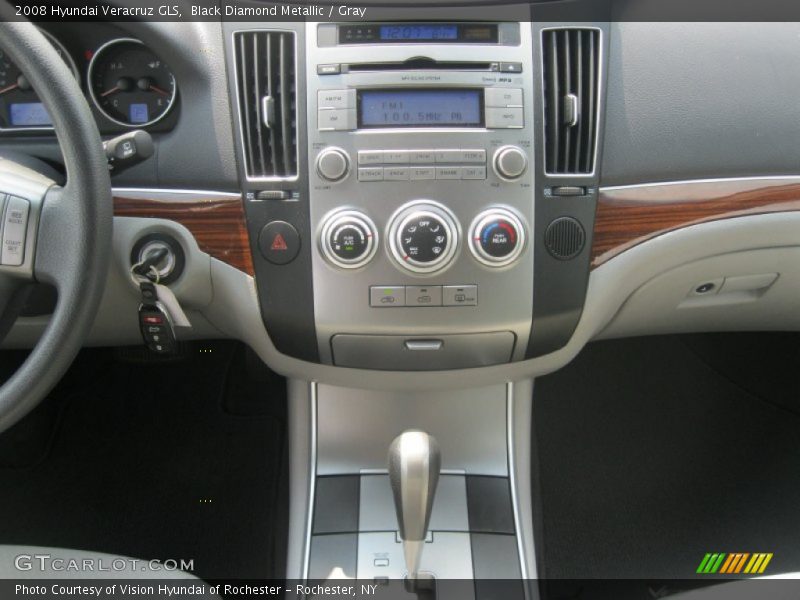 Black Diamond Metallic / Gray 2008 Hyundai Veracruz GLS