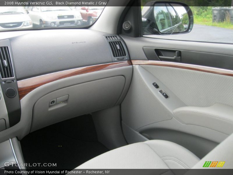 Black Diamond Metallic / Gray 2008 Hyundai Veracruz GLS