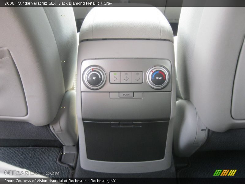 Black Diamond Metallic / Gray 2008 Hyundai Veracruz GLS