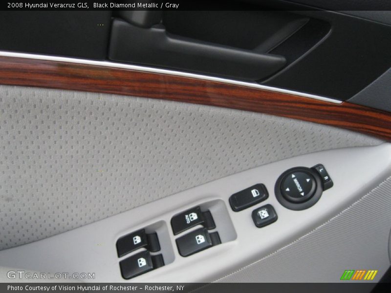 Black Diamond Metallic / Gray 2008 Hyundai Veracruz GLS