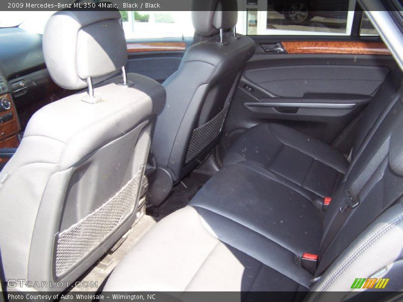 Black / Black 2009 Mercedes-Benz ML 350 4Matic