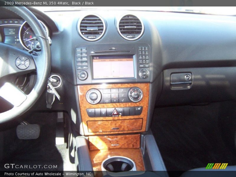 Black / Black 2009 Mercedes-Benz ML 350 4Matic