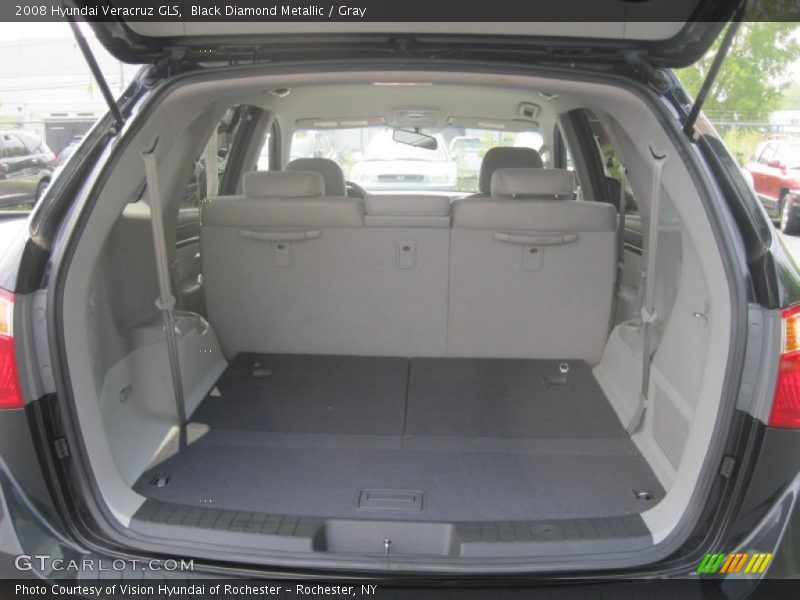 Black Diamond Metallic / Gray 2008 Hyundai Veracruz GLS
