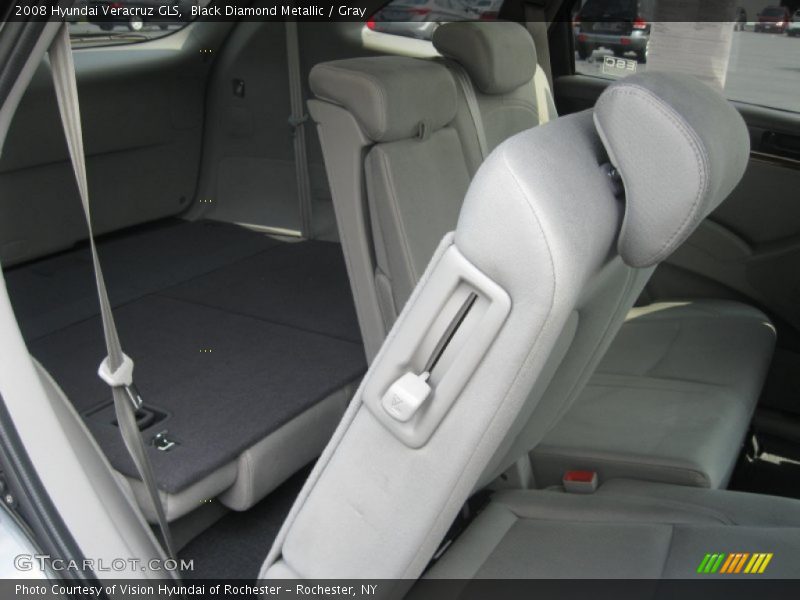 Black Diamond Metallic / Gray 2008 Hyundai Veracruz GLS