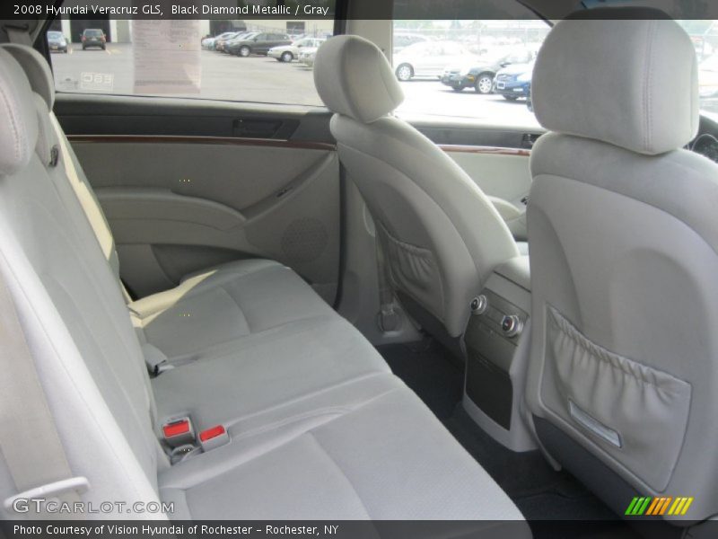 Black Diamond Metallic / Gray 2008 Hyundai Veracruz GLS