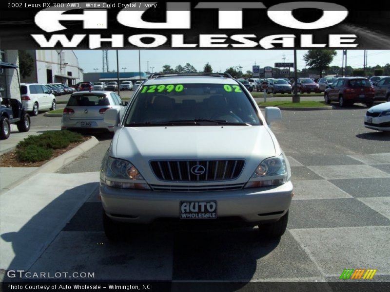 White Gold Crystal / Ivory 2002 Lexus RX 300 AWD