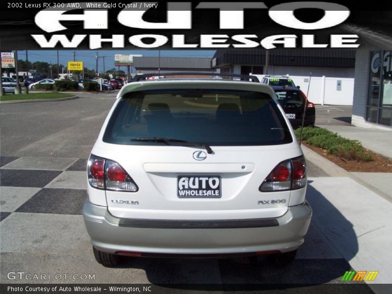 White Gold Crystal / Ivory 2002 Lexus RX 300 AWD
