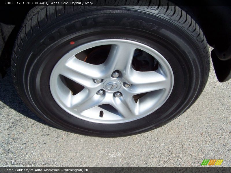 White Gold Crystal / Ivory 2002 Lexus RX 300 AWD