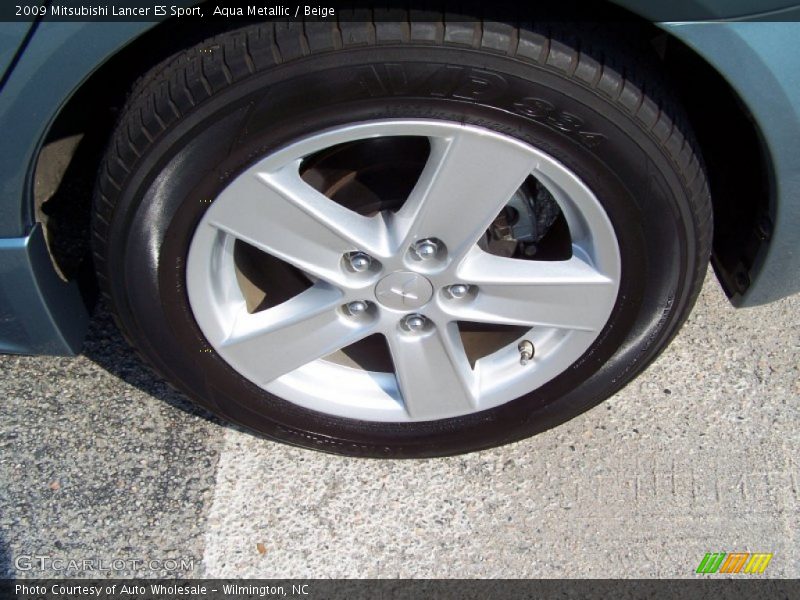 Aqua Metallic / Beige 2009 Mitsubishi Lancer ES Sport