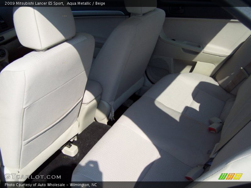Aqua Metallic / Beige 2009 Mitsubishi Lancer ES Sport