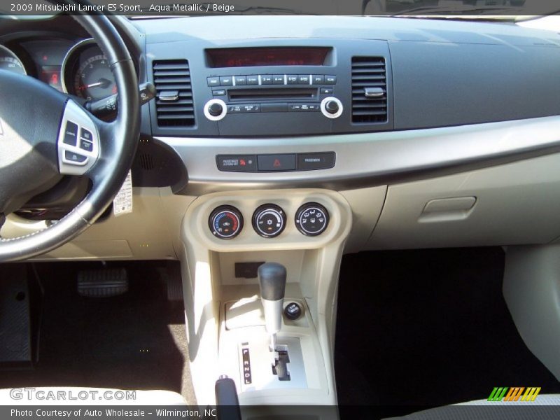 Aqua Metallic / Beige 2009 Mitsubishi Lancer ES Sport