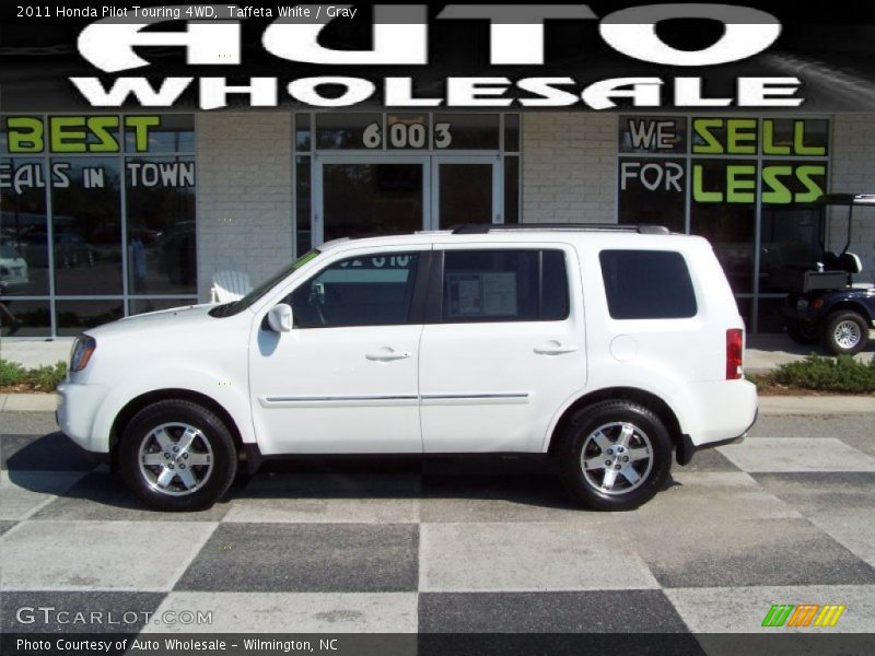 Taffeta White / Gray 2011 Honda Pilot Touring 4WD